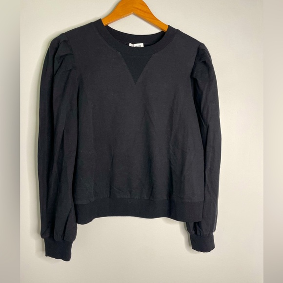 NWT SugarLips Black Crewneck Sweatshirt - Picture 1 of 8